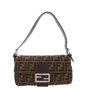 FENDI Zucca Mamma Bucket Semi Shoulder Bag